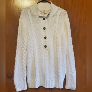 1/4 Button Down Sweater